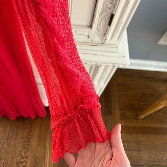 Pink long sleeve jumpsuit - Picture 5 of 10